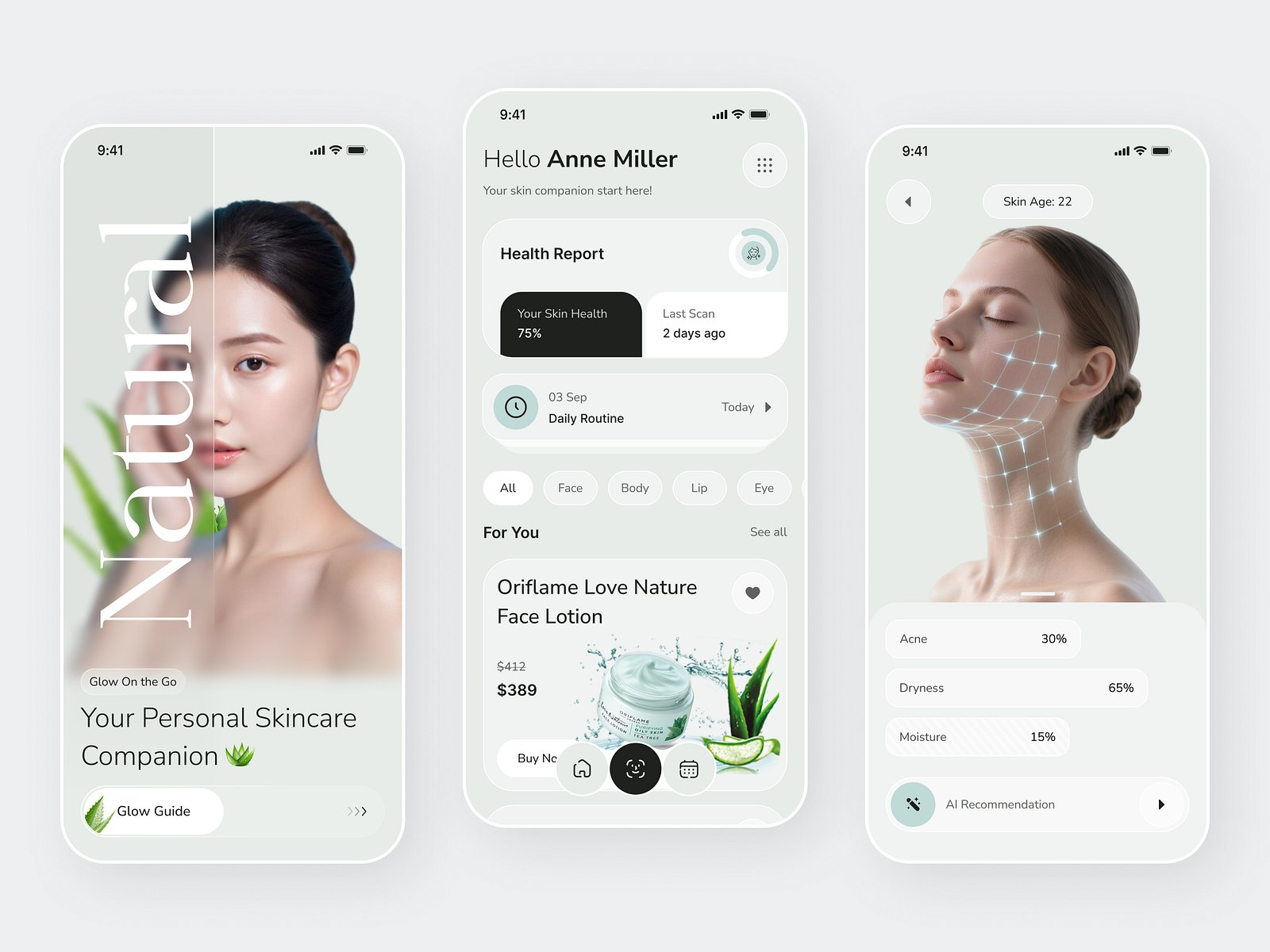 Mobile app UI concept M2