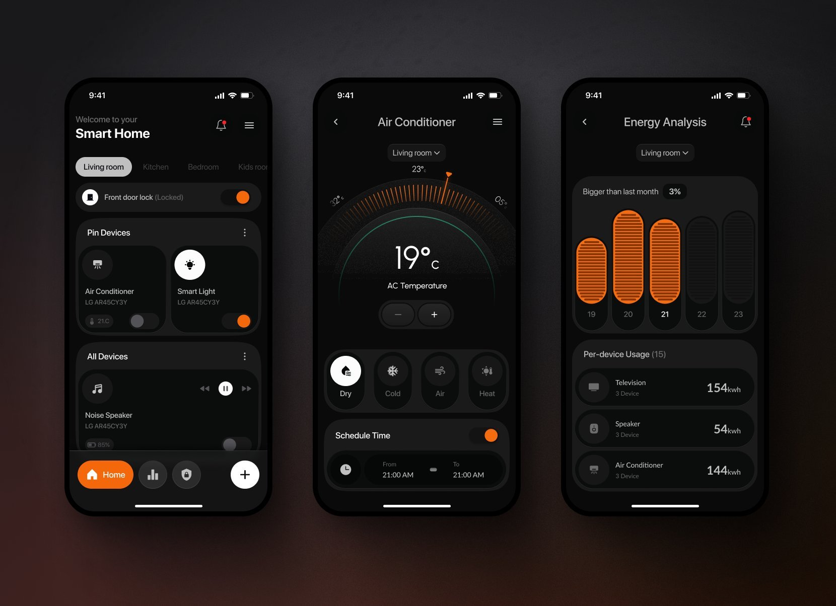Mobile app UI concept M23