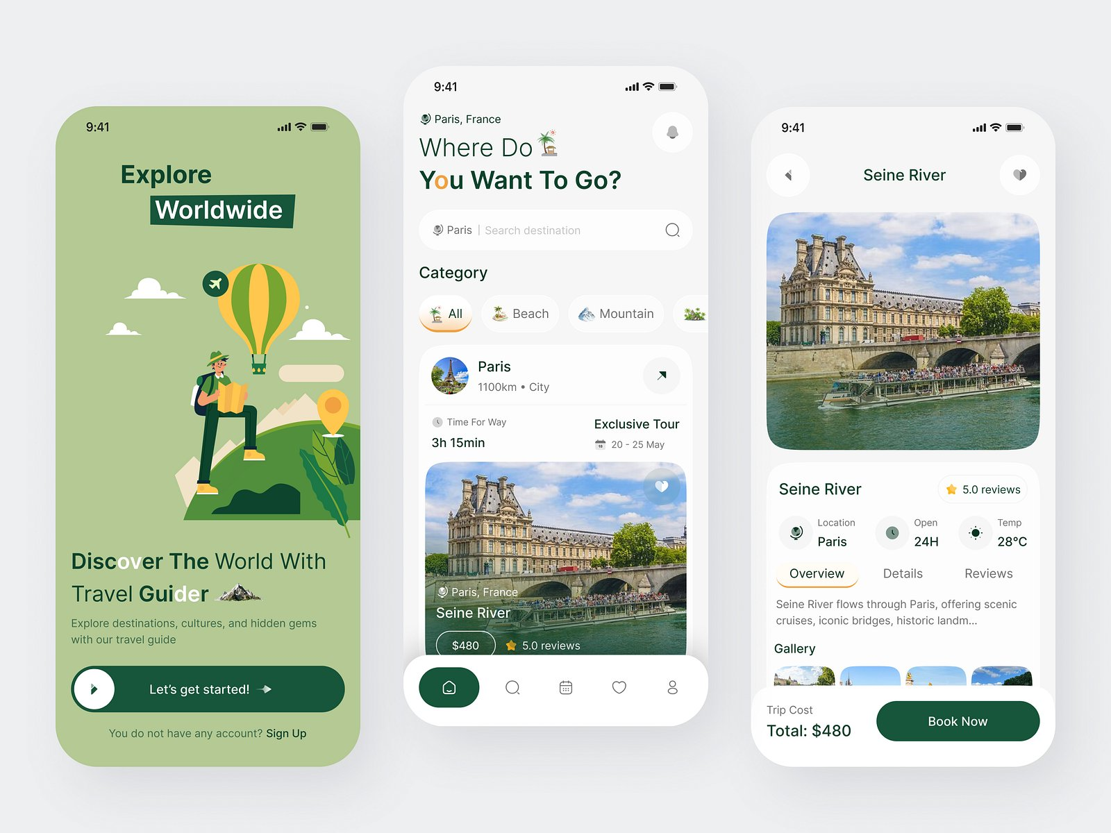 Mobile app UI concept M4