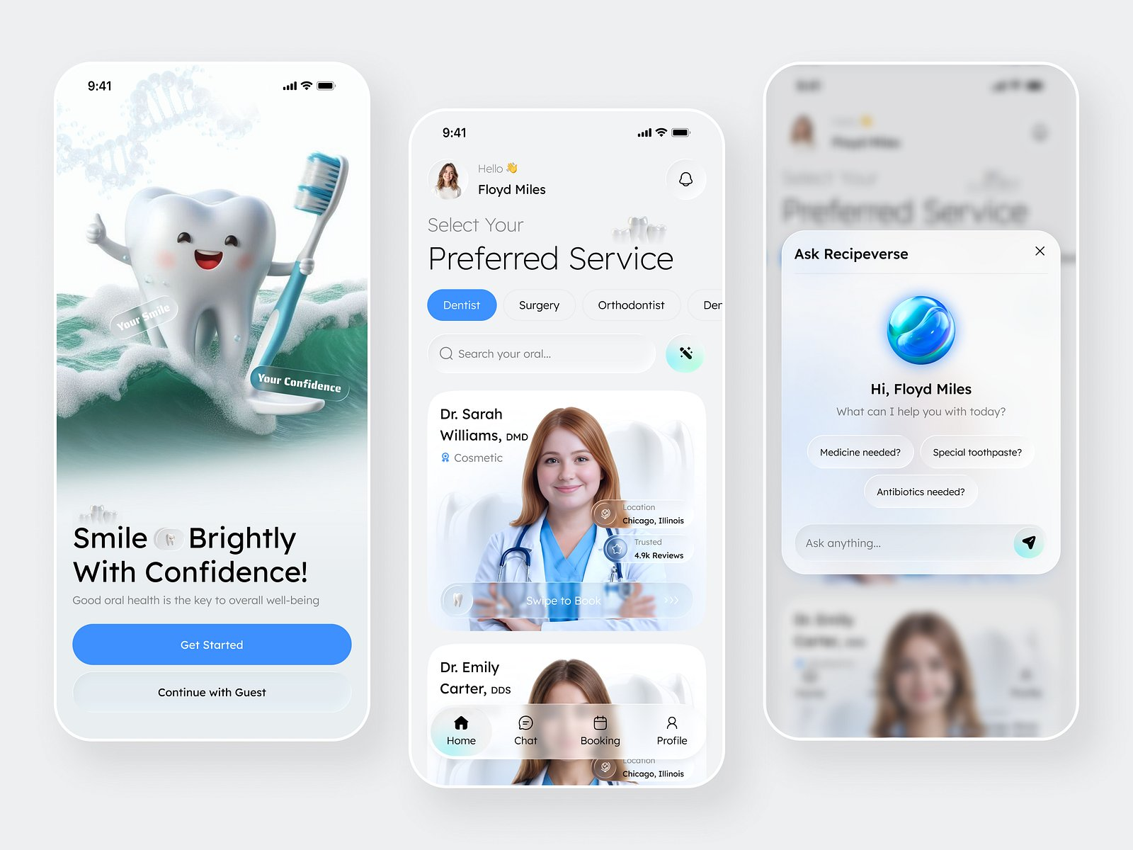 Mobile app UI concept M7
