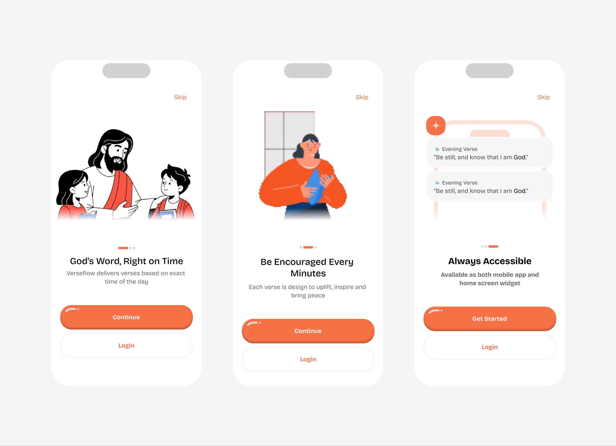 Mobile app UI concept