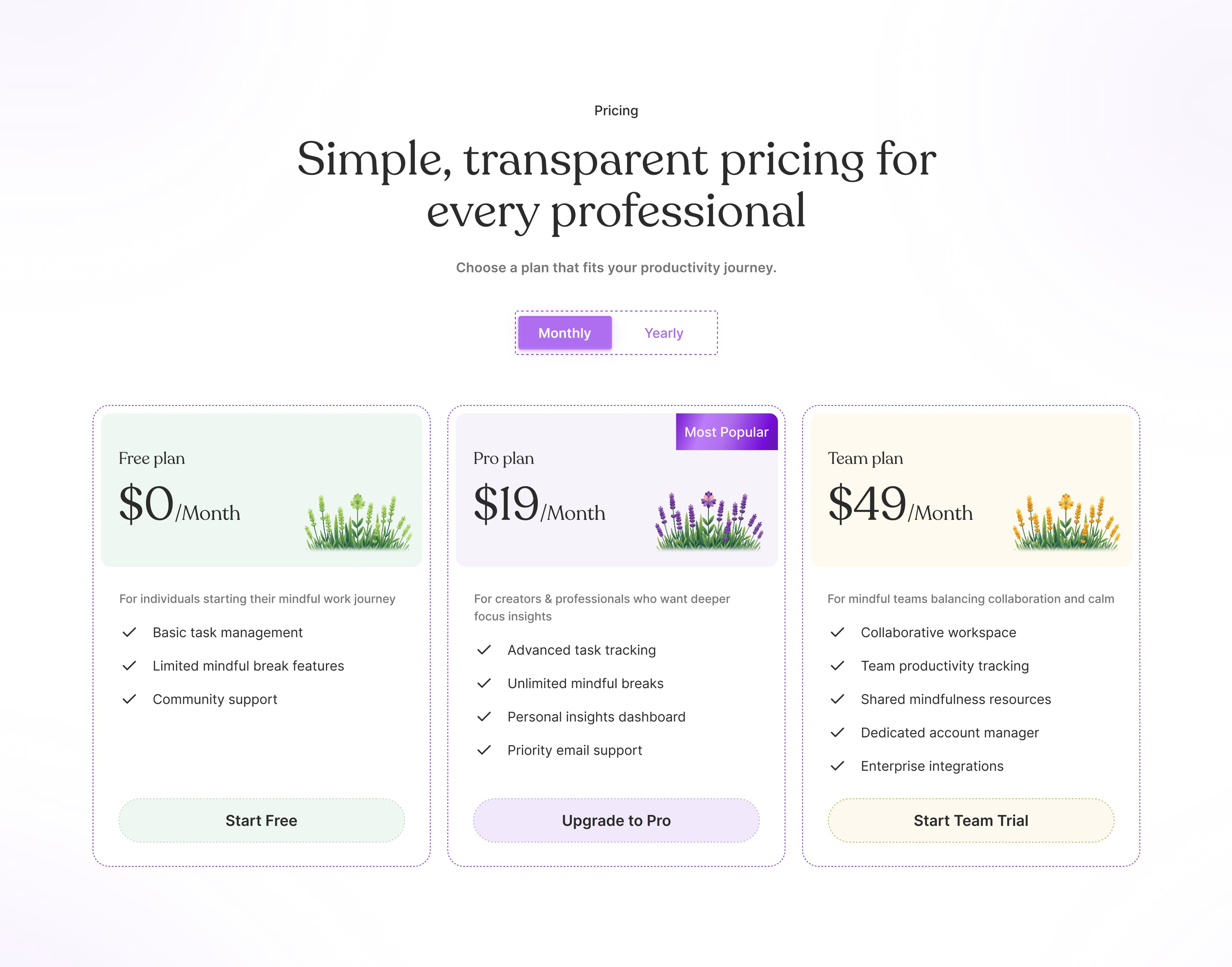 pricing