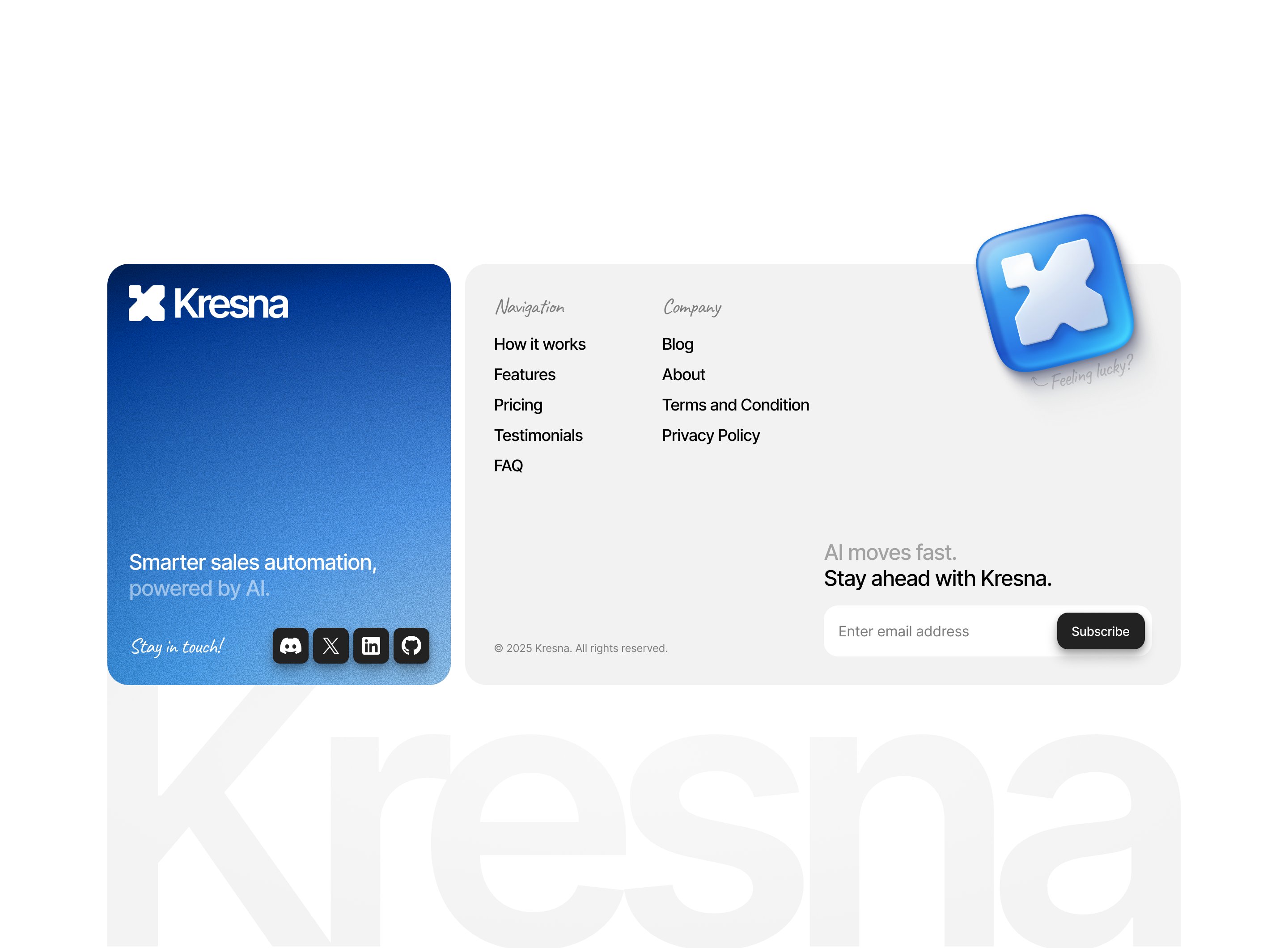 Product interface UI