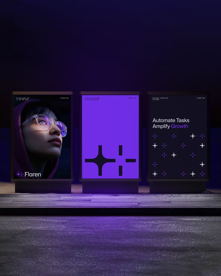 Flaren brand identity showcase