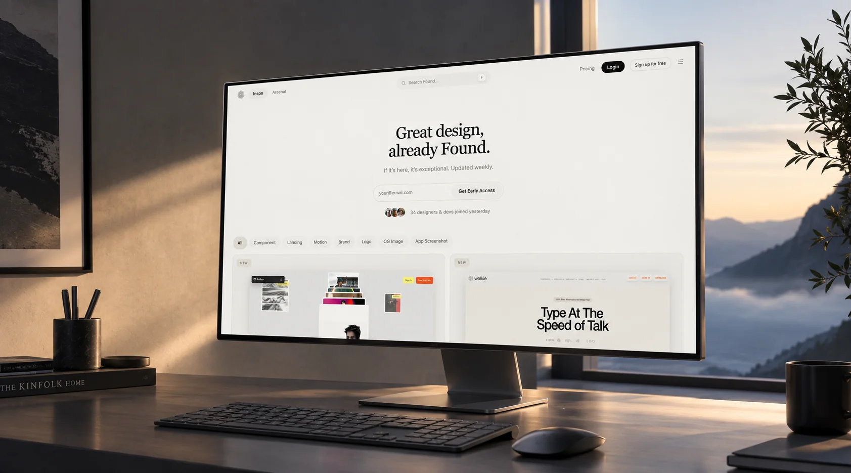 Found open on a desktop monitor - Great design, already Found